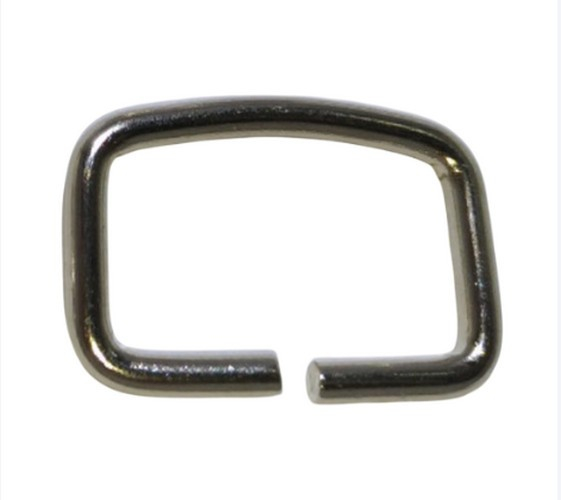 Leather goods open rectangular pull ring | Metal open rectangular ring processing factory